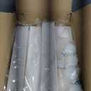 CTSNSLH 4 Tier Plastic Storage Bins and Boxes Organizer - Stackable with Lids for Bedroom, Living Room, Office - Foldable Containers (White)