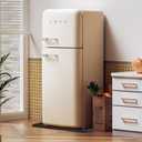 Mini Fridge Silicone Mat,24''x24''x0.5'', Under Refrigerator Mat Mini Fridge Drip Pan Prevents Appliance Leakage Water Spills, Protects the Floor From Damage and Cleanliness(Black)