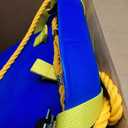 Little Tikes Snug 'n Secure Blue Swing with Adjustable Straps, 2-in-1 for Baby and Toddlers Ages 9 Months - 4 Years