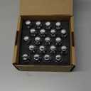 14x1.5 Lug Bolt for Mercedes-Benz ML350 ML500 GLC300 GLK350, 14mmx1.5 Wheel Lug Bolt OEM Factory Wheel for CL500 GL450 W215 E350 E300 S550 S600, 20PC Replace Benz Flower lugbolt 0009905407, 9905407 (17mm Hex)