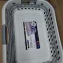 Laundry 360 Collapsible Laundry Basket 40L | Portable | Space Saver Storage | Hold 2 Loads | Store Under the Bed or Closet | Good for Kids | Dorm | Bedroom | Large | White/Grey