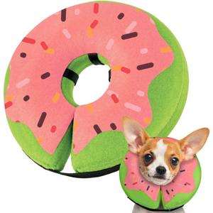 Gimars Inflatable Dog Cone Alternative Dog Donut Collar After Surgery, Soft Dog Neck Pillow Recovery Cone, E Collar and Elizabethan Collar Alternative for Puppies, Small Dogs, Cats