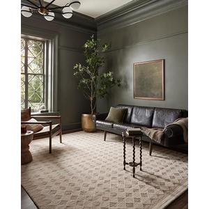 Loloi Magnolia Home by Joanna Gaines Rae Collection RAE-04 Natural/Ivory 5'-0" x 7'-6" Area Rug