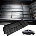 mucar Floor Center Console Organizer for Tesla Cybertruck,Compatible with Cybertruck Accessories,Floor Console Storage Tray Box ABS Material with Cybertruck Interior Accessories