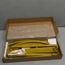 Putros Metal Arch Stand 6FT Gold Wedding Balloon Arched Backdrop Stand Square Arch Frame for Birthday Party Bridal Baby Shower Ceremony Decoration (6x2.6FT(HxW))