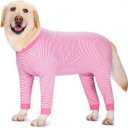 Yeapeeto Dog Onesie Surgery Recovery Suit for Large Medium Bodysuit Dogs Pajamas PJS Full Body for Shedding, Prevent Licking, Wound Protection, Cone Alternative (6X-Large (Pack of 1), Pink)