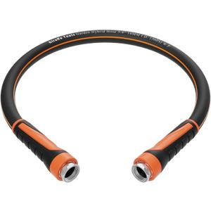 Giraffe Tools Garden Hose 5/8", Water Hose Heavy Duty, Flexible, Lightweight Hybrid Hose with Swivel Handle, 3ft Female to Female Fittings, Burst 600 PSI, Short Leader Hose