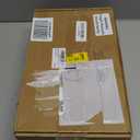 Jutom 8 Pcs White Acrylic Pen Holder for Desk, Pencil Cup Bulk Makeup Brush Storage Organizer, Desktop Pencil Cup Stationery Desktop Stationery Organizer for Office School Home Supplies