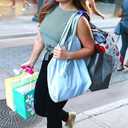 Click & Carry Grocery Bag Holder & Plastic Bag Carrier With Gel Padded Handle - Hands-Free Shopping Assistant for Multiple Bags, Paint Cans & Luggage - 100lb Capacity, As Seen on Shark Tank (2 Pack, Black)