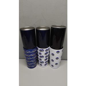 20oz Tumblers Bulk, 6pcs Stainless Steel Tumbler Set without Lid