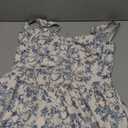 KUTUMAI Floral Corset Midi Dress Flowy Slit Summer Spring Wedding Guest Dresses for Women Sundress with Pockets (Large)