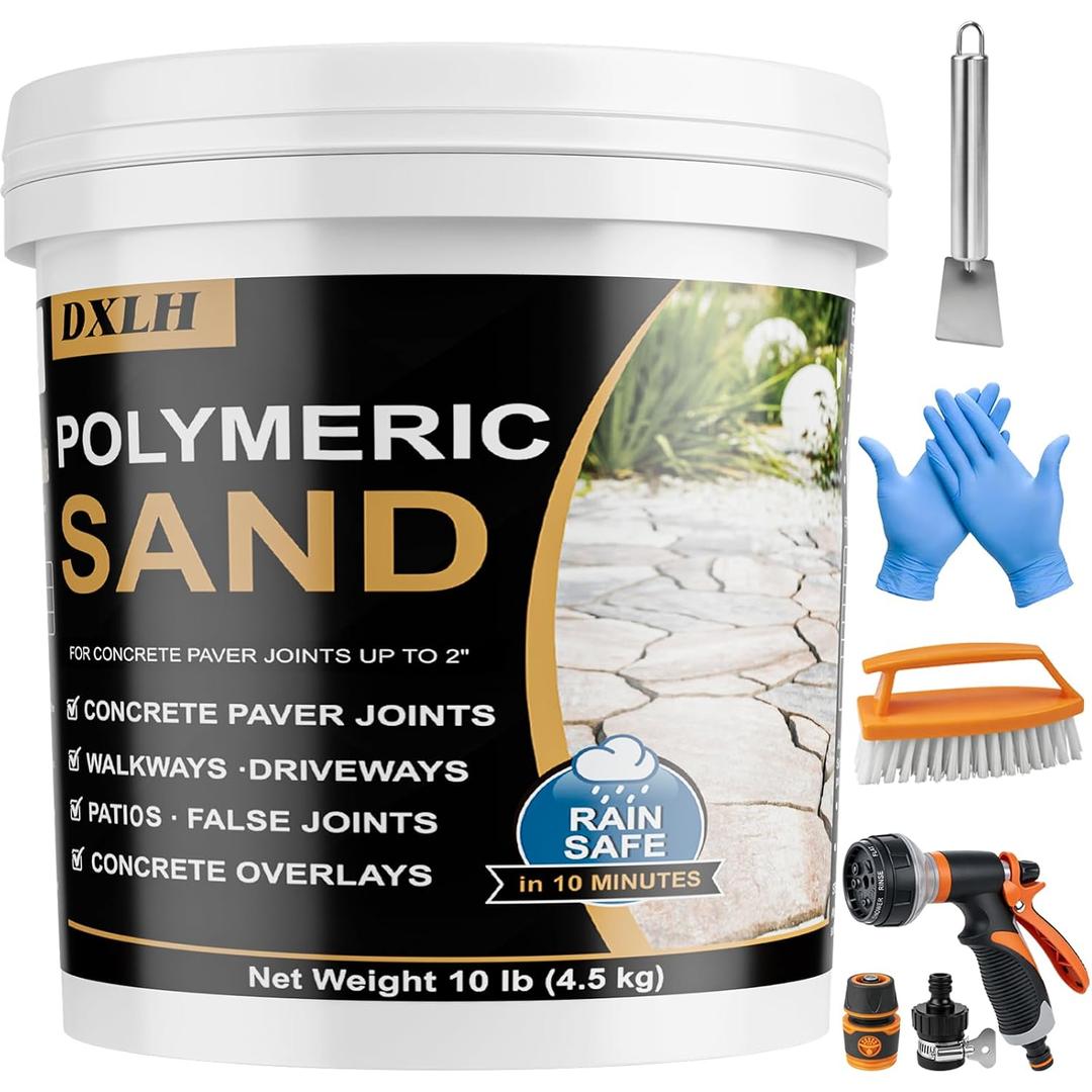 Premium Polymeric Sand 10 Pound, Titanium Gray