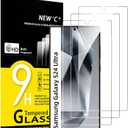 NEW'C 3 Pack Designed for Samsung Galaxy S24 Ultra Screen Protecto, (No for S24/S24 Plus), Tempered Glass, Case Friendly Scratch-proof, Bubble Free, Ultra Resistant (Transparent)