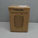 Pukomc Smart Sensor Wastebasket, Convenient and Hygienic Easy to Use, Technology Sensor Waterproof Wastebasket Plastic Trash Can for Kitchen, Bathroom, Bedroom, Living Room, Office and Outdoor (1 Pack, white)