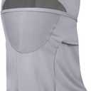 Cooling Ski Mask Sun UV Protection Hood Breathable with Nose Mesh, Balaclava Face Mask for Men Women - Motorcycle Fish (US, Alpha, One Size, 1Pcs-Gray) (Gray)