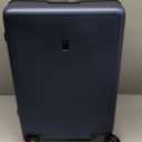 LEVEL8 Carry on Luggage Airline Approved, Carry-on Suitcases with Wheels, Lightweight Hardside Luminous Textured Luggage for Travel with Tsa Lock, 20 Inch, Navy