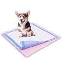 Skywin TidyFriend Dog Pee Pad Holder Tray - Fits Up to 24” x 24” Pee Pad Holder for Dogs - Stable Grip, Raised Edges, Quick-Wipe Silicone Surface Dog Pad Holder for Indoor Flooring Protection (Rose)