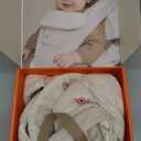 Ergobaby Omni Deluxe All Carry Positions Breathable Linen Baby Carrier with Enhanced Lumbar Support and Lightweight Comfort, Newborn to Toddler, (Holds 7-45 lbs), Natural Linen