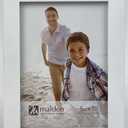MALDEN DESIGNS 372-57 White Wood Picture Frame Glass, 4x6, White