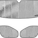 Pigenius Windshield & Side Sunshade for Ram ProMaster (2014-2026) | Thick Foam Armor Custom Fit Cab Set (Front + Sides)