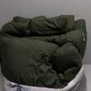 CLOTHKNOW Queen Comforter Set Army Green 3Pcs Dark Green Bedding Comforter Sets All Season Soft Hunter Queen Comforter and 2 x Pillow Cases