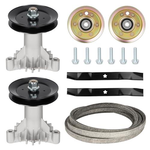 Aeagle 130794 Rebuild Kit for Husqvarna Craftsman LT1000 LT2000 LT3000 YTH1542 42" Deck (only 3-Bolt Spindle), Includes 2 Spindles 532130794, 2 Idlers 131494 173437, 2 Blades 134149, 95" 144959