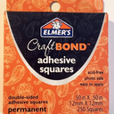 ELMER'S CraftBOND Permanent ADHESIVE SQUARES – 250 pcs, 1/2 in x 1/2 in