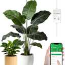 Plant Grow Light,yadoker Smart Plant Light Compatible with Alexa,Google for Indoor Plants,Height Adjustable,Customized Light Brightnesss,Multiple Timers (1 Pack, Wood Grain)