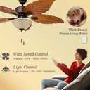 Universal Ceiling Fan Remote Control Kit Replacement for Hunter Remote 99600,99770,99122, 99123,99813,99392,99813,K5579-01,3-Speed Light Dimmer and Wall Holder Mount