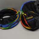 LUCKITTY Portable Cat Enclosure - 2-in-1 Outdoor Catio with Tent & Tunnel, Foldable Playpen for Indoor Cats, Includes Storage Bag for Cats & Small Animals Rainbow Color