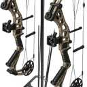 Duraaamo Archery Stand Crossbow and Compound Bow Stand Reliable Stable Lightweight Durable Portable Dual-Sided Versatile Archery Hard Surface Practice Hanger with Archer's Arrow Caddies Included