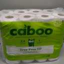 Caboo Tree Free Toilet Paper | Septic Safe, Eco Friendly, Chemical Free, Non Toxic | 2 Ply Toilet Tissue, Pack of 24 Double Rolls, 300 Sheets Per Roll