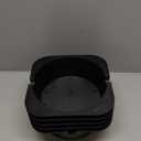 Tuanse 5 Pcs Recessed Light Cover for 6 Inch Lighting Fixtures 8.6 x 8.6 x 2.9 Inch Fire-Resistant and Energy-Saving Light Insulation Protect Cover for Attic (Black)