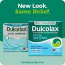 Dulcolax Stool Softener Laxative Liquid Gel Capsules, Gentle Constipation Relief for Hard, Dry Stools, Docusate Sodium 100 mg, 100 Count