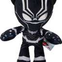 Mattel Marvel Black Panther Plush 8-inch Character Figure, T'Challa Super Hero Soft Doll