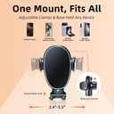 Phone Mount for Jeep Wrangler/Gladiator 2018-2023, Car Phone Holder for Dashboard - 360 Rotatable & Adjustable - Hands Free Cellphone Automobile Cradle, Car Gift for Jeep Wrangler