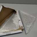 WELLUP Shower Corner Shelf with 4 Hooks,No-Drill 10" Brushed Nickel 304 Stainless Steel Recessed Shelves for Bathroom Tile Walls,2-Pack