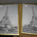 upsimples 16x24 Picture Frame Gold 3 Pack, Scratch-Proof Poster Frames 16 x 24 for Photo Gallery - Slide-In Strips, Horizontal or Vertical Wall Mounting