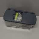 Ourokhome Mandolin Slicer with Handheld Spiralizer, Hand Safe Vegetable Shredder with 6 Mandoline Blades, Veggie Waffle Cutter for Potato, Carrot, Zucchini, Essential Kitchen Gadgets (10 in 1, Gray) (Green)