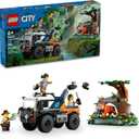 LEGO City Jungle Explorer Off-Road Truck, Jungle Toy Building Set for Kids Aged 6 and Up, Fun Birthday Gift Idea, Off-Road Toy Truck Vehicle, 3 Adventurer Minifigures, Tiger Figure and Car Toy, 60426