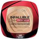 L'Oreal Paris Makeup Infallible Fresh Wear Foundation in a Powder, Up to 24H Wear, Waterproof, Golden Beige, 0.31 oz