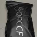 QACCF Qacf Long Curly Men's Wizard Mustache Wig Halloween Costume Cosplay Viking Fake Beard Wig (Grey)