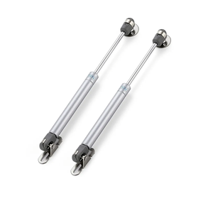 Lnngub 2 Pcs Gas Struts for Cabinet,10 Inch Gas Strut Lid Support Hinge Tool Box Shocks 120n/26 Lb Lift Support Strut Silver Gas Struts for Heavy Lid Lift Support Soft Open Doors Cabinet Toy Box