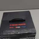 Smart Projector 1080P 4K Support with WIFI 6 and 2-Way Bluetooth 1500ANSI Auto Keystone Electric Focus Mini Projectors Home Theater Movie Outdoor Portable Projector (Black)