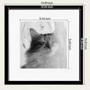 eletecpro 14x14 Picture Frame Set of 3, Display 10x10 with Mat, Black, 14x14 for 10x10