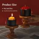 MGLIFEUL Candle Tins Jars Container Vessels for Making 4 8 Oz Black Empty Candle Tins Can Gift Box Packaging Plate with Lids Wax Container Bulk Making DIY Candle Supplies Accessories (Black, 4oz, 12pcs)