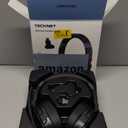 TECKNET Bluetooth Trucker Headset, Single and Dual Ear Wireless Headset with Mic for Work Noise Cancelling, 50Hrs 3 EQ Music Modes Trucker Bluetooth Headphones for PC, Drivers, Office, Call Center