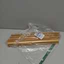 Drawer Divider, Adjustable Bamboo Kitchen Drawer Organizer, Spring Loaded Drawer Organizer, Dresser Separators for Kitchen, Bathroom, Clothes, Office Desk Storage (Natural, 4 Pack Large)