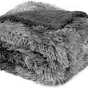 PetAmi Waterproof Dog Blanket for Couch, Bed & Furniture,Reversible Sherpa & Faux Fur Pet Blanket, Leakproof Blanket for Puppy Cat, Washable Soft Calming Pet Couch Protector (29x40, Tie-Dye Gray)
