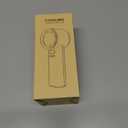 Rican Handheld Portable Hand Fan with Air Cooling Cooler High Speed Rechargeable Power Electric USB Personal Hand Held Turbo Small Mini Pocket for Outdoor Travel (Grey)